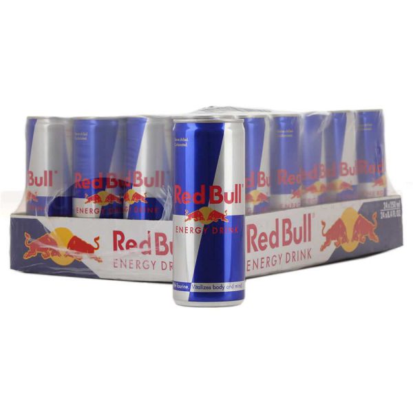نوشیدنی انرژی زا Red Bull ردبول 250 میل 24عددی ️ارسال سریع!